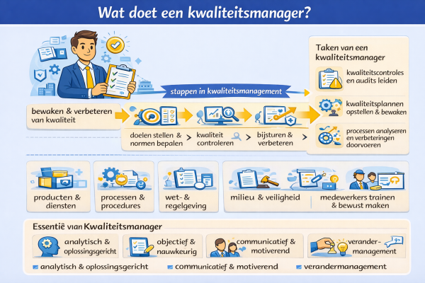 Wat doet een kwaliteitsmanager